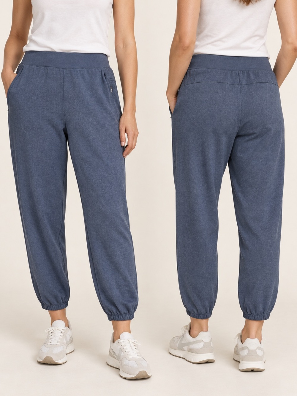 Vuori Boyfriend Jogger Sweatpants in Blue Women’s Sz. M